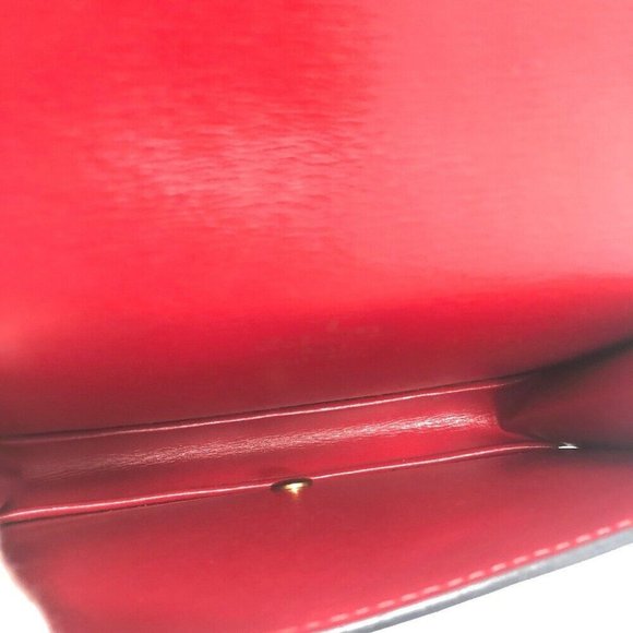 LOUIS VUITTON M52607 Epi Pochette Ceinture Tilsit Pouch only Bag Red - Picture 10 of 12